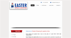 Desktop Screenshot of eastershipping.com